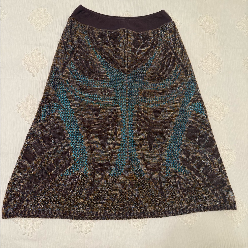 Multicolor Patterned Women's Skirt